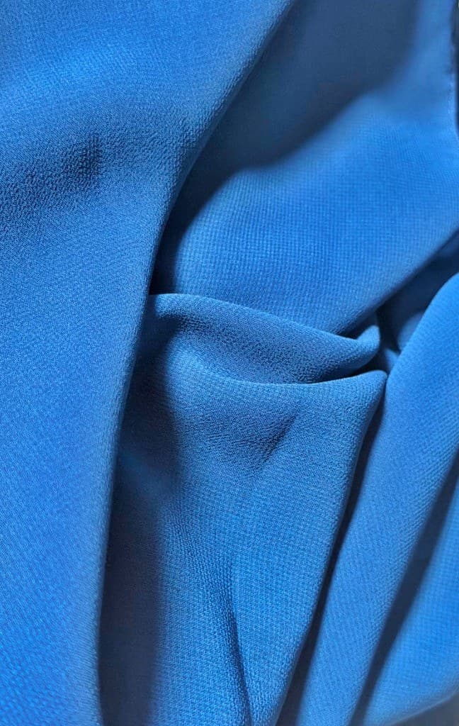 Blue scarf — Made in Türkiye care label