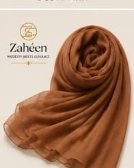 Camel everyday heavy chiffon hijab scarf