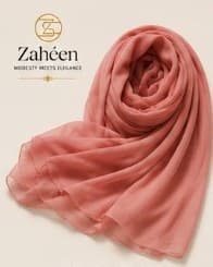 Dusty Pink everyday heavy chiffon hijab scarf